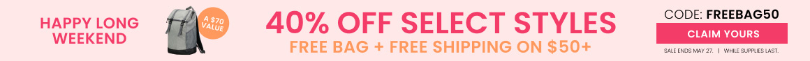 Free Bag + Free Shipping